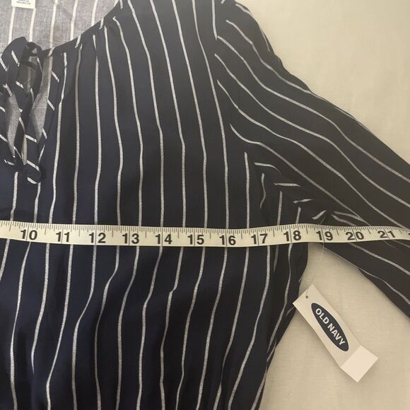Old Navy Striped Midi Dress Women’s Small -NWT- Western Fall Style Boots & Belt - Picture 8 of 11